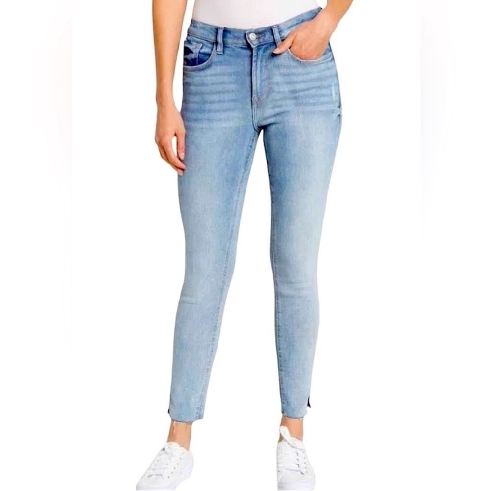 Kensie The Kelsey High Rise Skinny Raw Hem Jeans Size 12/31